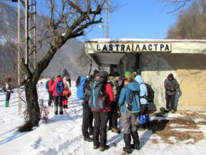 Stanica "Lastra": početak pešačenja
