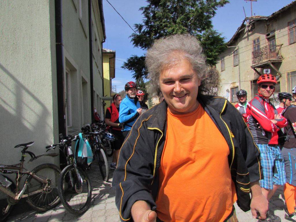 Predsednik opštine Bosilegrad, Vladimir Zaharijev, sa freebikerima