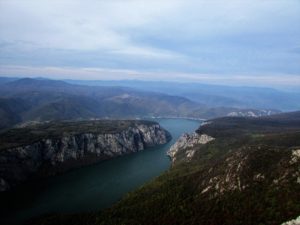 Đerdapska klisura, pogled na Dunav sa Miroča