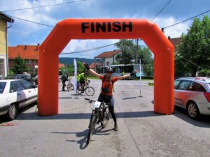 Na cilju II Mtb krosa "U srcu Šumadije"