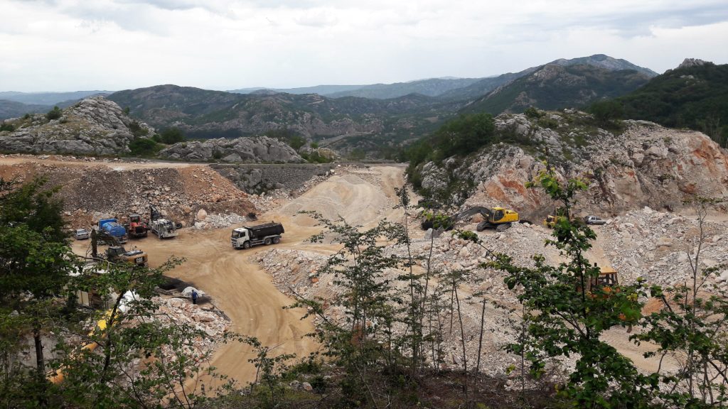Rekonstrukcija dela puta Cetinje-Njeguši-Kotor