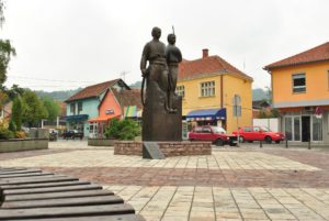 Osečina, Trg Braće Nedić. Foto: Nenad Ikonić