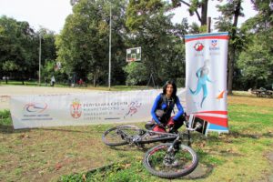 Pred start MTB orijentiring trening-trke