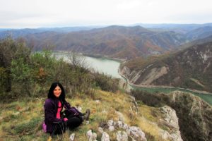 Pogled sa Sokolovca, 626 mnv, na Đerdapsku klisuru