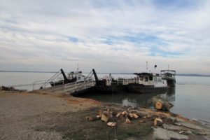 Skela u Ramu, koja vodi na drugu stranu Dunava, u Banatsku Palanku