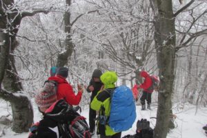 Pauza na Velikom Štubeju, najvišem vrhu Homolja