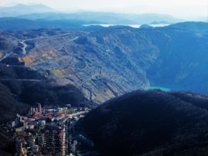 Pogled sa vrha Starice na Majdanpek