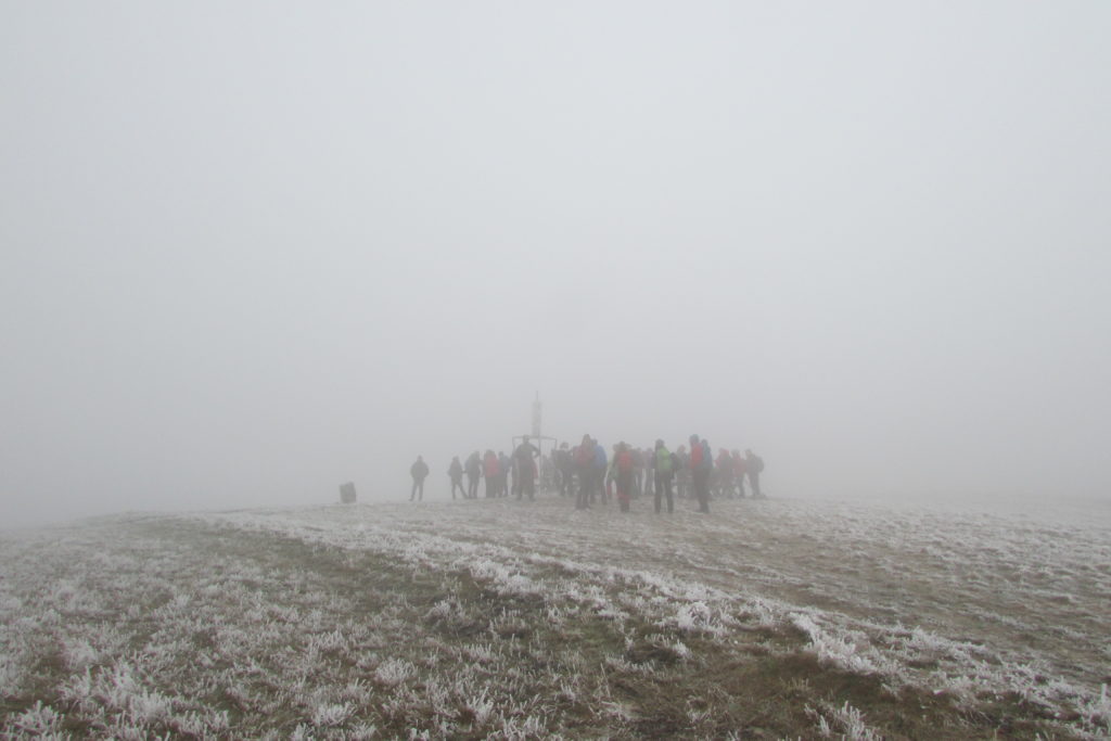 Kroz maglu, do najvišeg rha Rajca, na 848 mnv