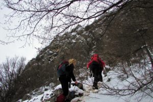 Prilično strm uspon južnom stranom Beljanice