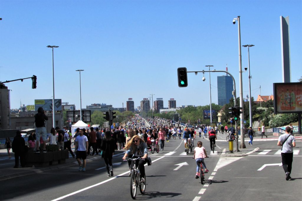Prelazak Brankovog mosta - cilj Maratona je blizu