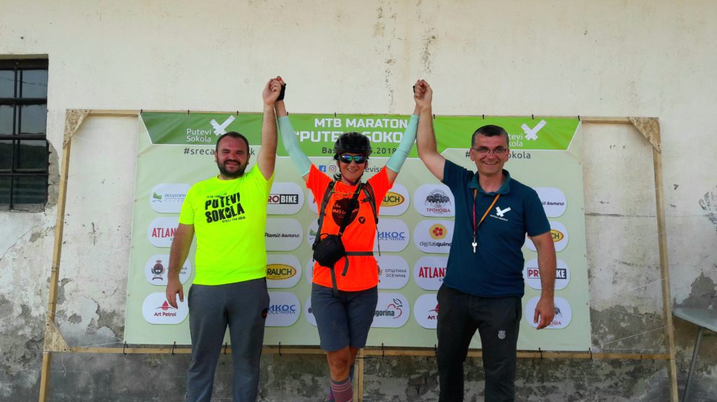 Putevima sokola Fotografija sa organizatorima Mtb maratona "Putevi sokola": Nenad Ikonić i Mirko Milovanović