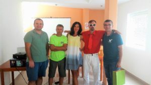 Predstavnici: Puteva Sokola, Mtb kluba "Čiker", Zvoncara-tim, Ljubovijska biciklijada; zajedno u Osečini, na marketing-skupu
