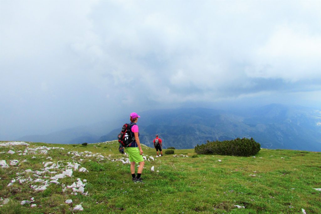 Sneža pred izlazak na vrh Žlijeb
