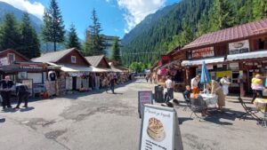 Atmosfera podno vodopada Balea (Transfagarašan)